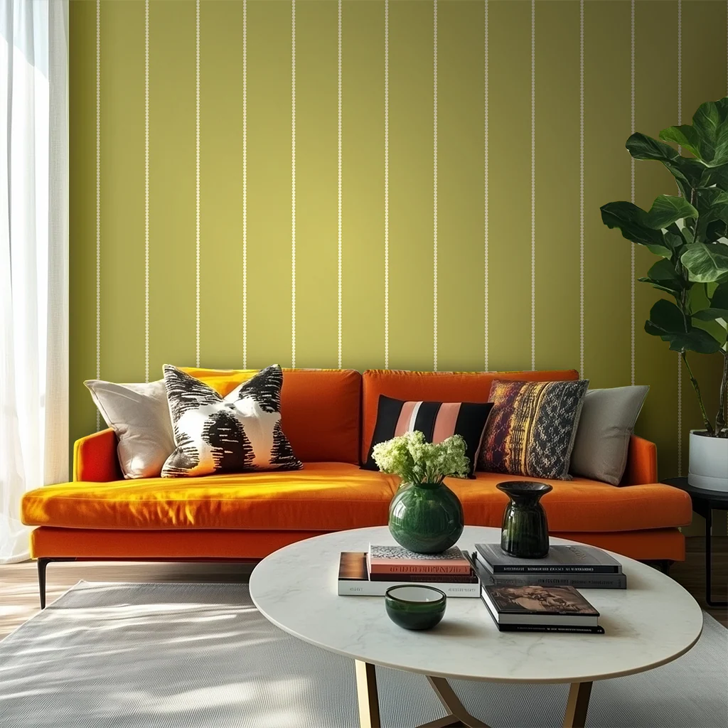 Araminta Green Wallpaper - Image 3
