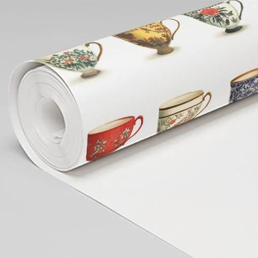 Aspen Tea Cups Wallpaper - Image 3