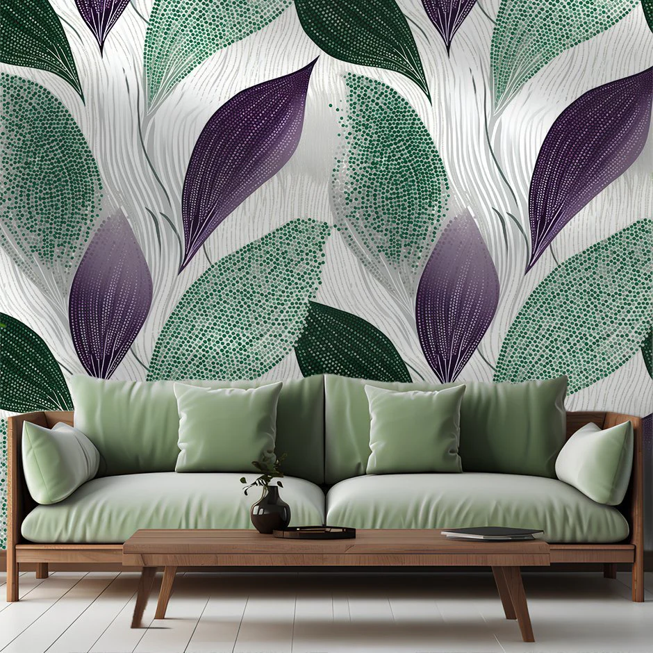 Aster Botanical Wallpaper - Image 3