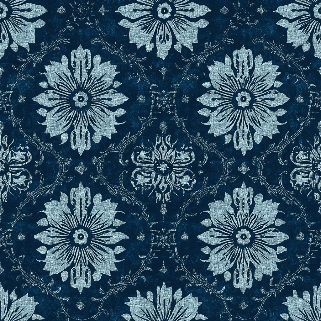 Azure Nouveau Wallpaper