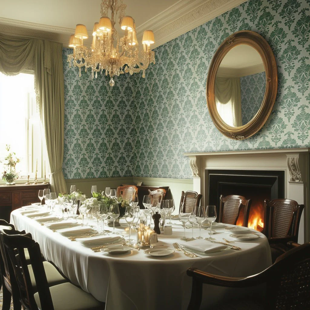 Bates Damask Wallpaper - Image 3