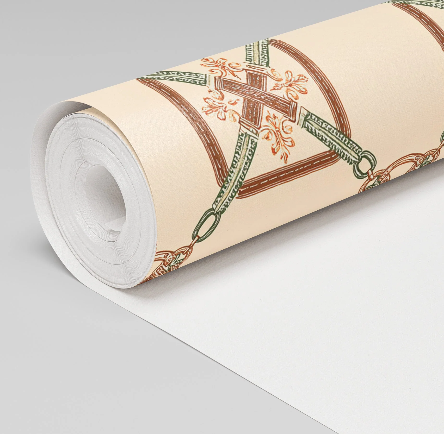 Bit & Bridle Lattice Wallpaper - Image 3