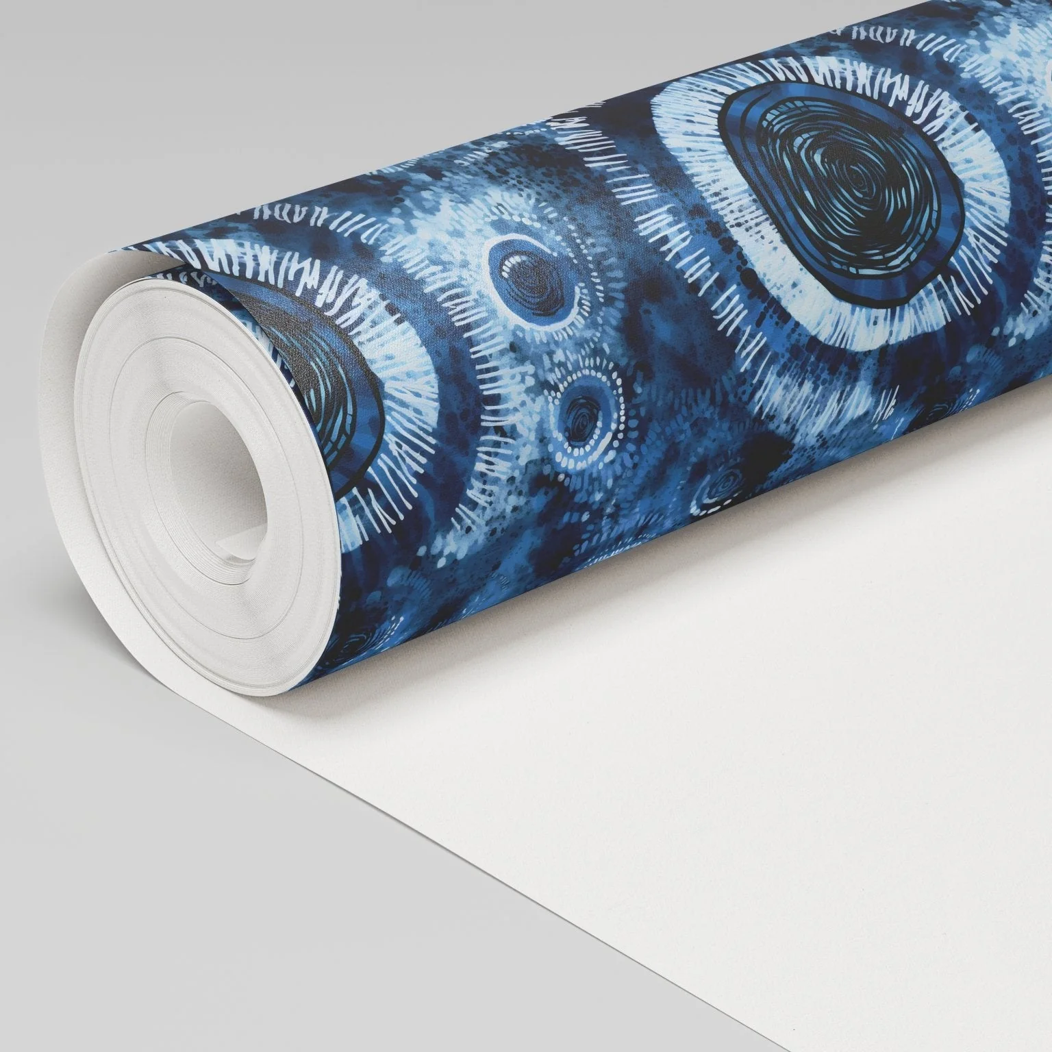 Blue Solar Swirl Wallpaper - Image 5