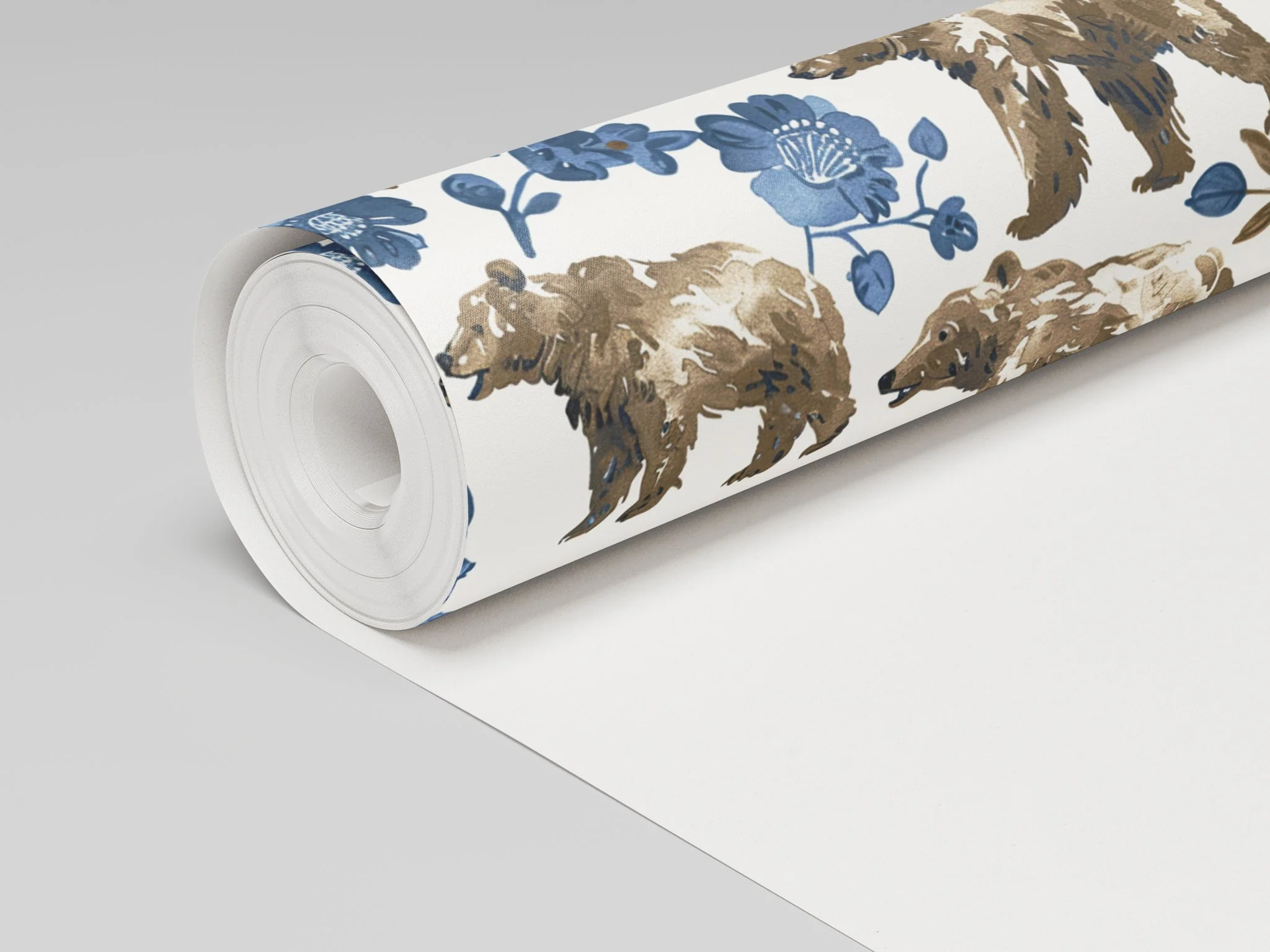 Boreal Blooms & Bears Wallpaper - Image 4