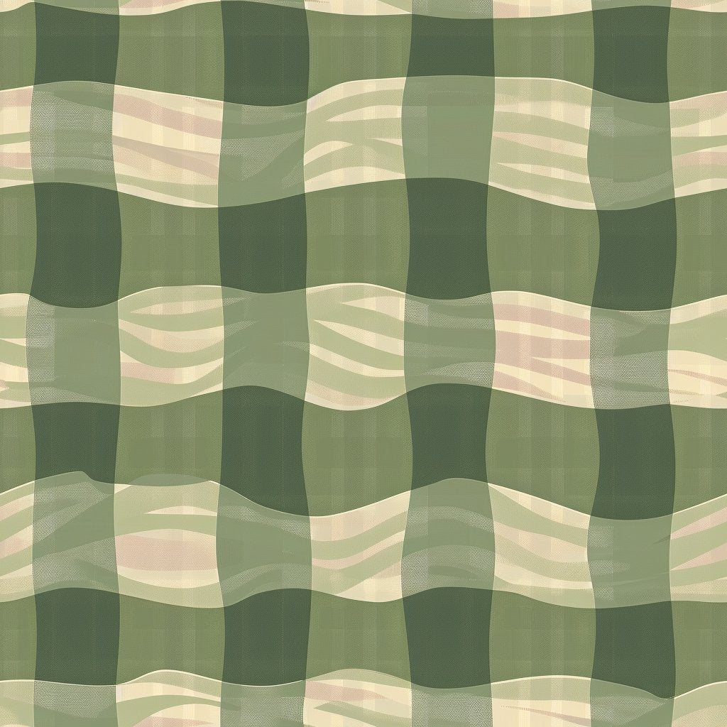 Bridger Funky Gingham Wallpaper