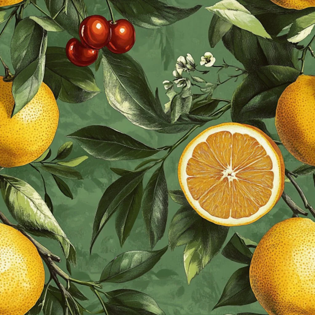 Citrus Grove Wallpaper