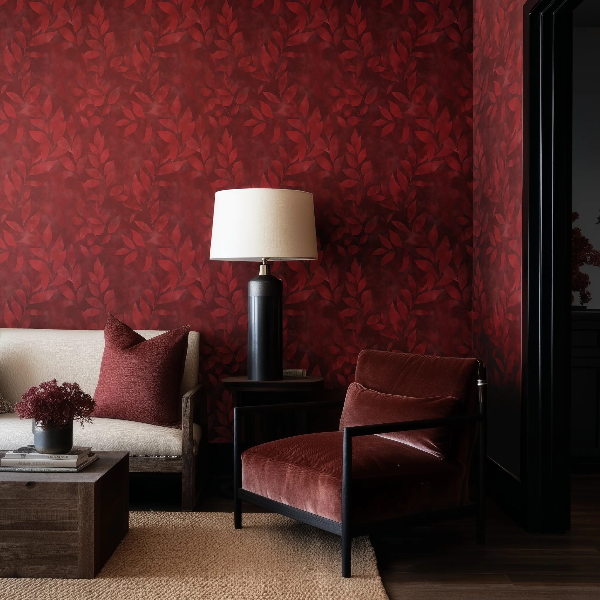 Claret Vine Wallpaper - Image 2