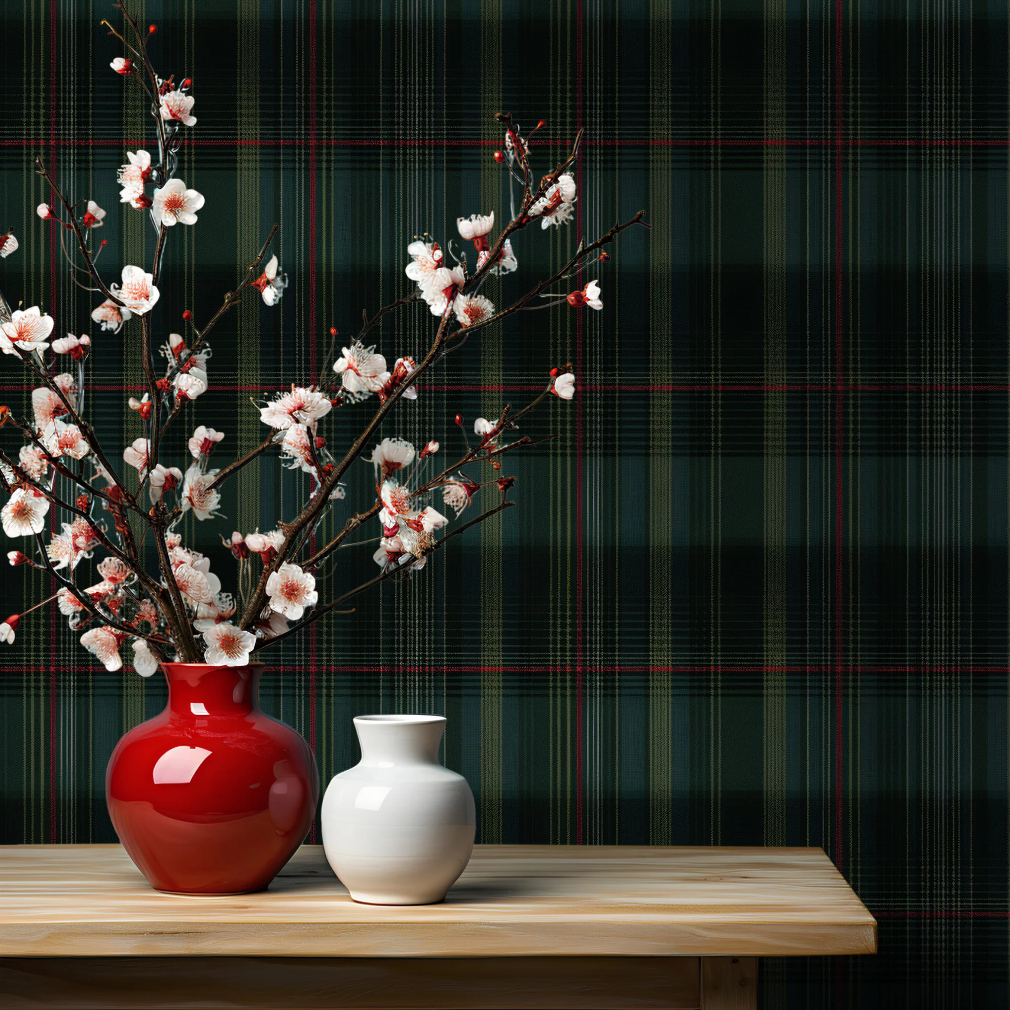 Classic Green Tartan Wallpaper - Image 5