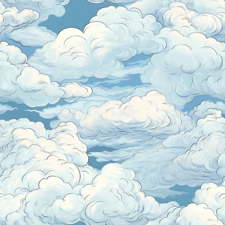 Cloudy Sketch Wallpaper