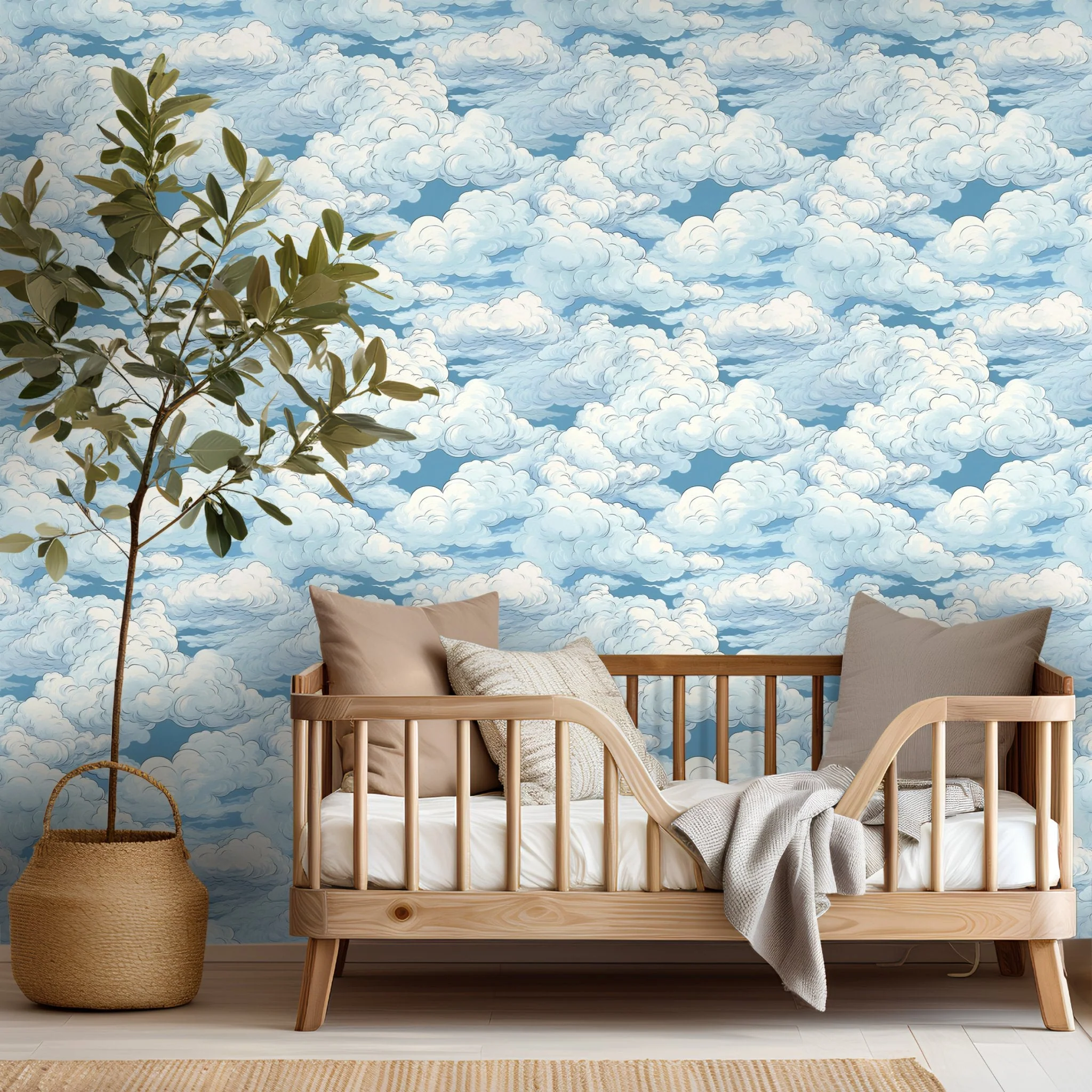 Cloudy Sketch Wallpaper - Image 2
