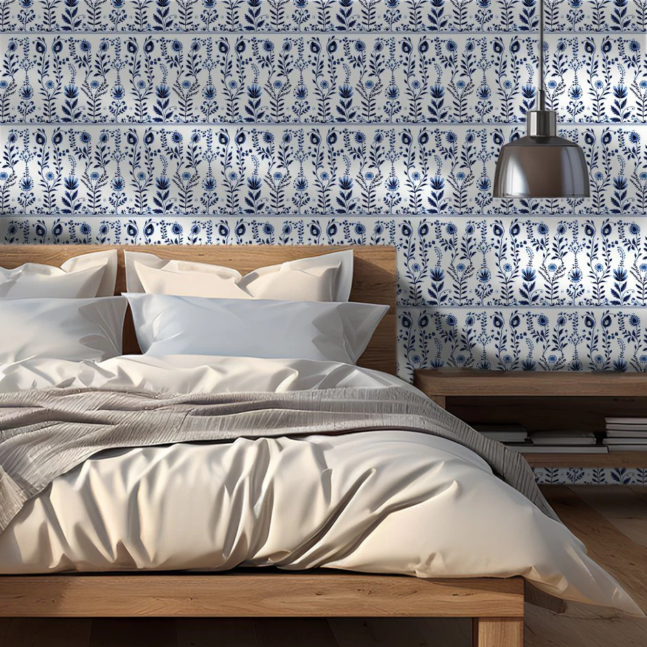 Emery Delftware Wallpaper - Image 3