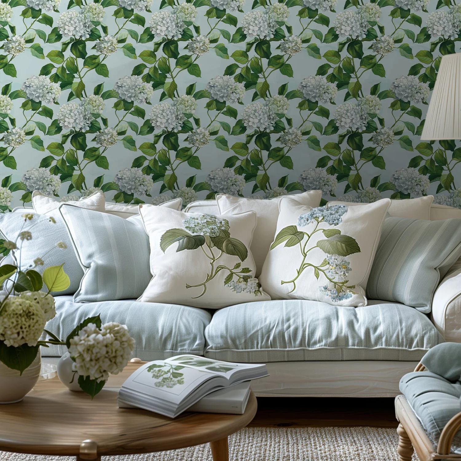 Emma Hydrangea Wallpaper - Image 4