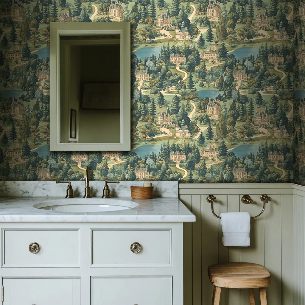 English Village Wallpaper - Image 3