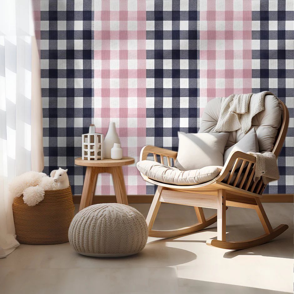 Evelyn Gingham Wallpaper - Image 4