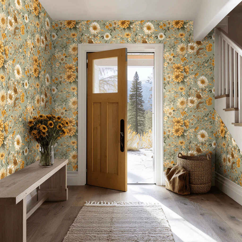 Farmhouse Blooms Wallpaper - Image 3
