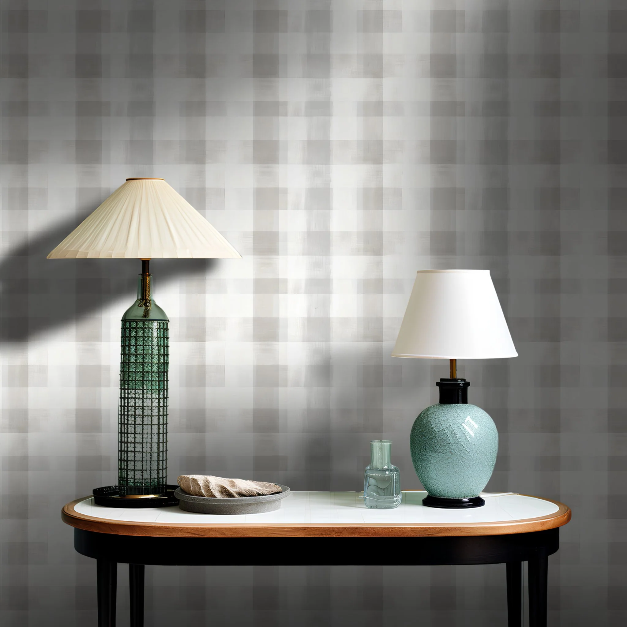 Finnegan Checked Wallpaper - Image 3