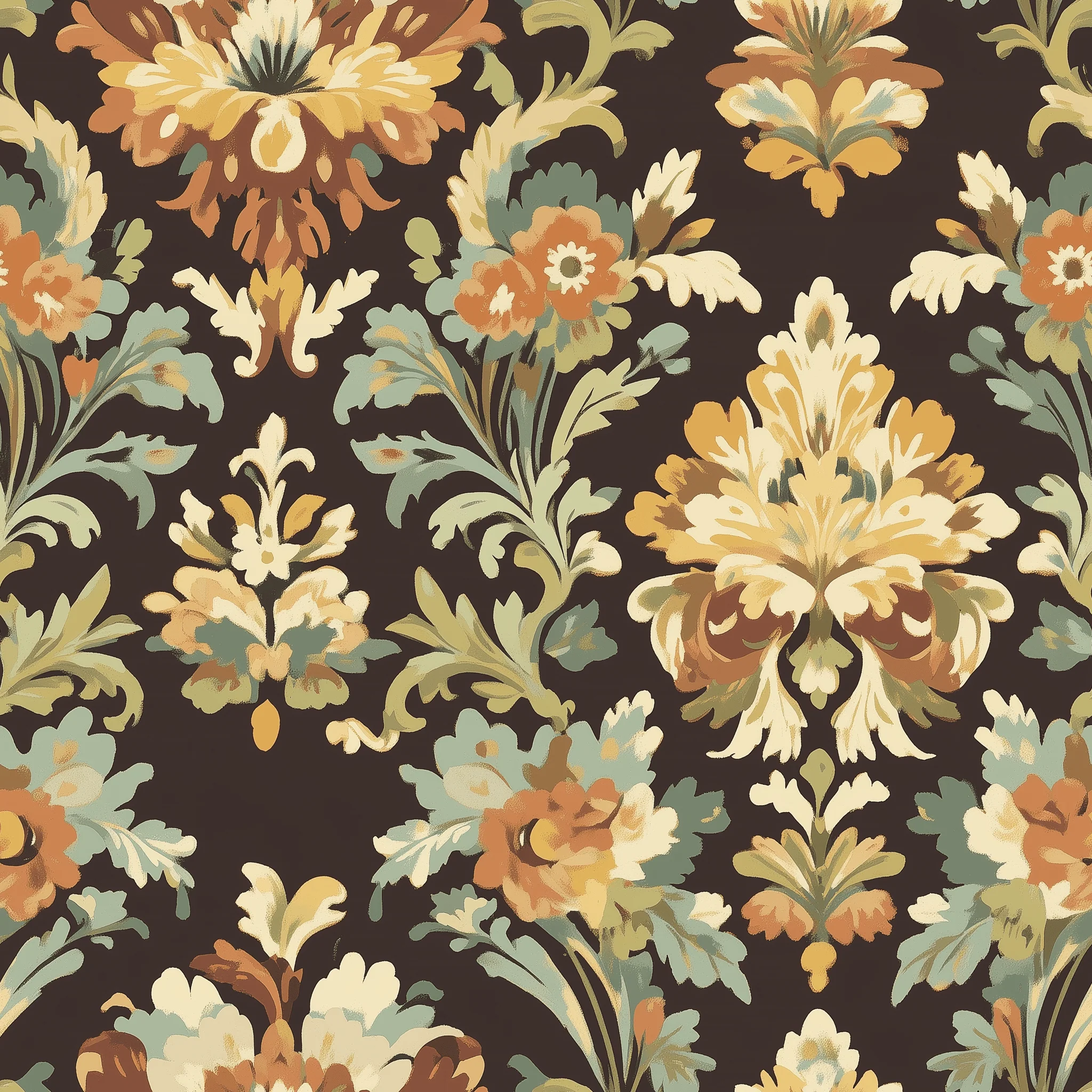 Gilded Sage Wallpaper