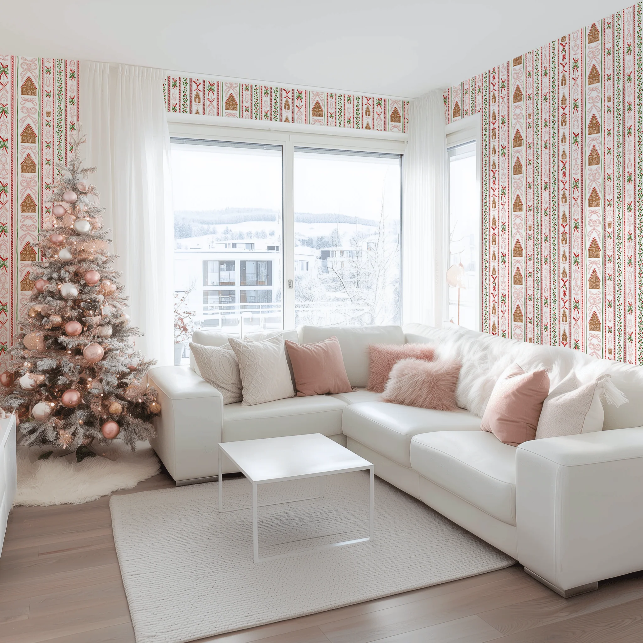 Gingerbread Row Wallpaper - Image 2