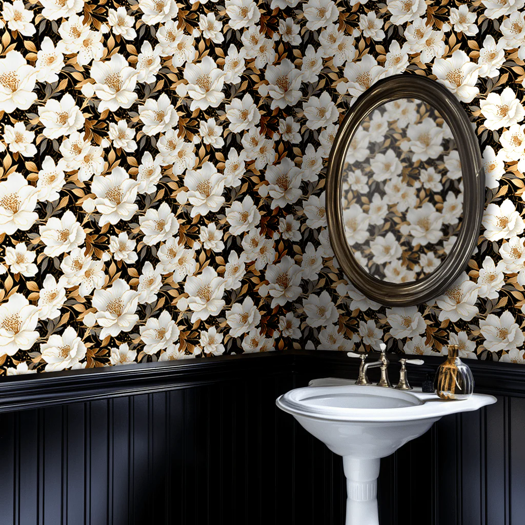 Golden Bloom Wallpaper - Image 3