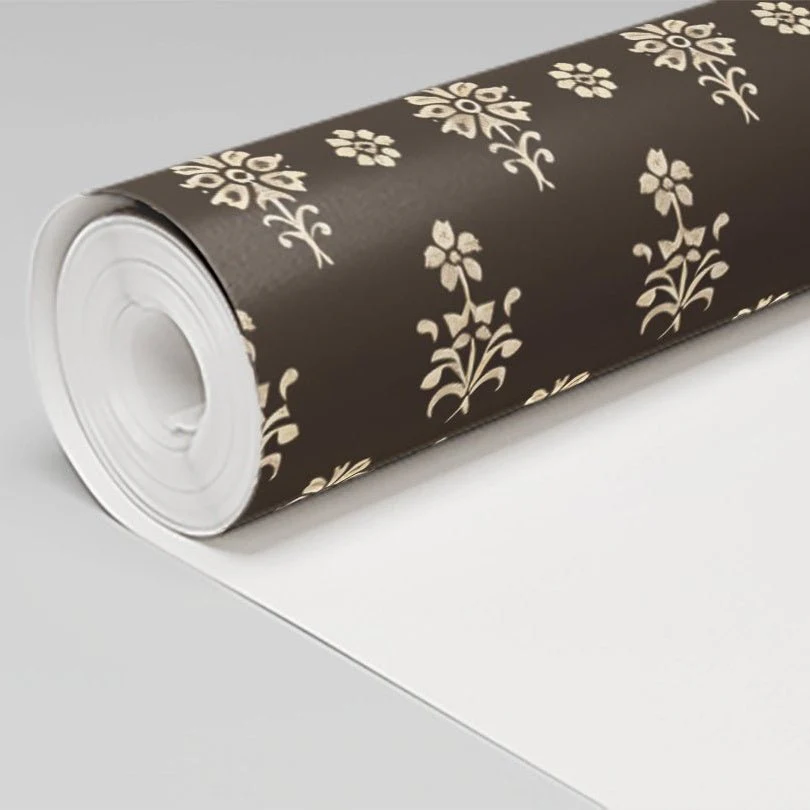 Heirloom Umber Floral Wallpaper - Image 4