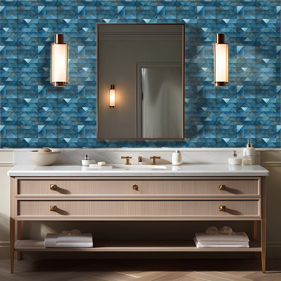 Hollis Blue Wallpaper - Image 3