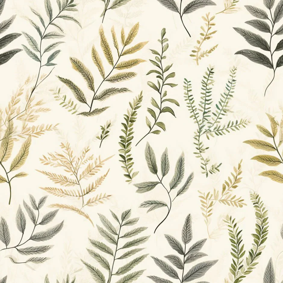 Laurel Fern Wallpaper