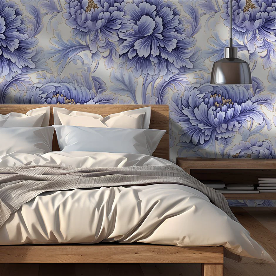 Lilia Neo Classical Blossoms Wallpaper - Image 3
