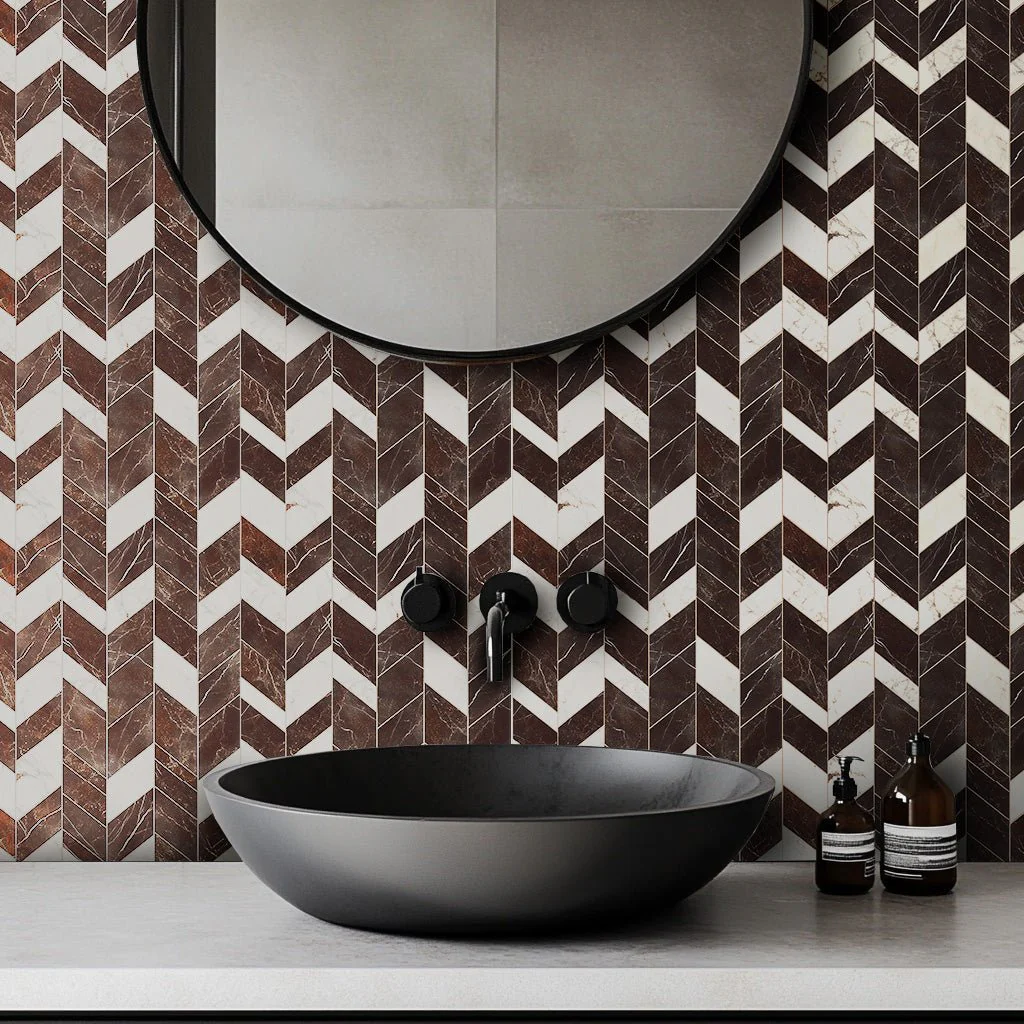 Marble Chevron Wallpaper - Image 2