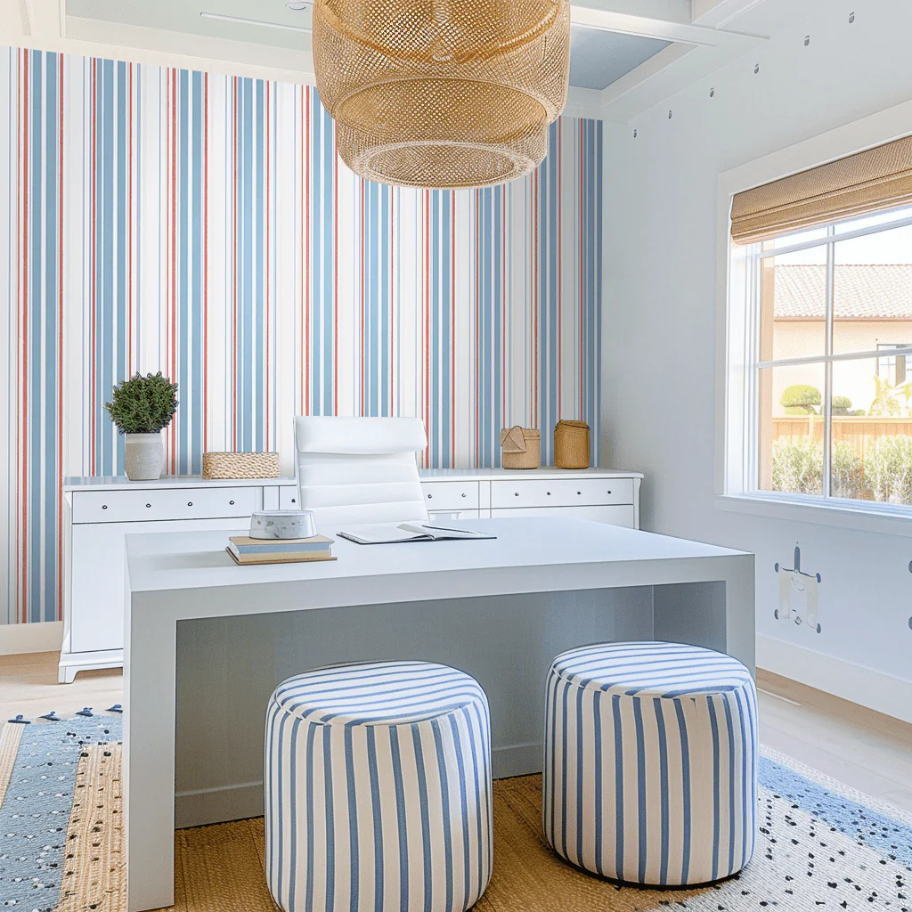 Mariner Stripe Wallpaper - Image 2