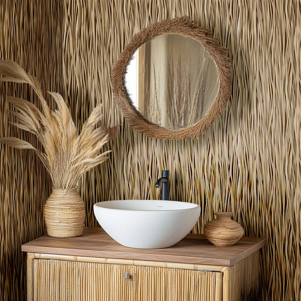Meadow Thatch Wallpaper - Image 2