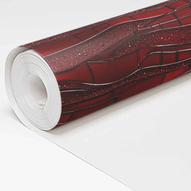 Merlot Mosaic Wallpaper - Image 3