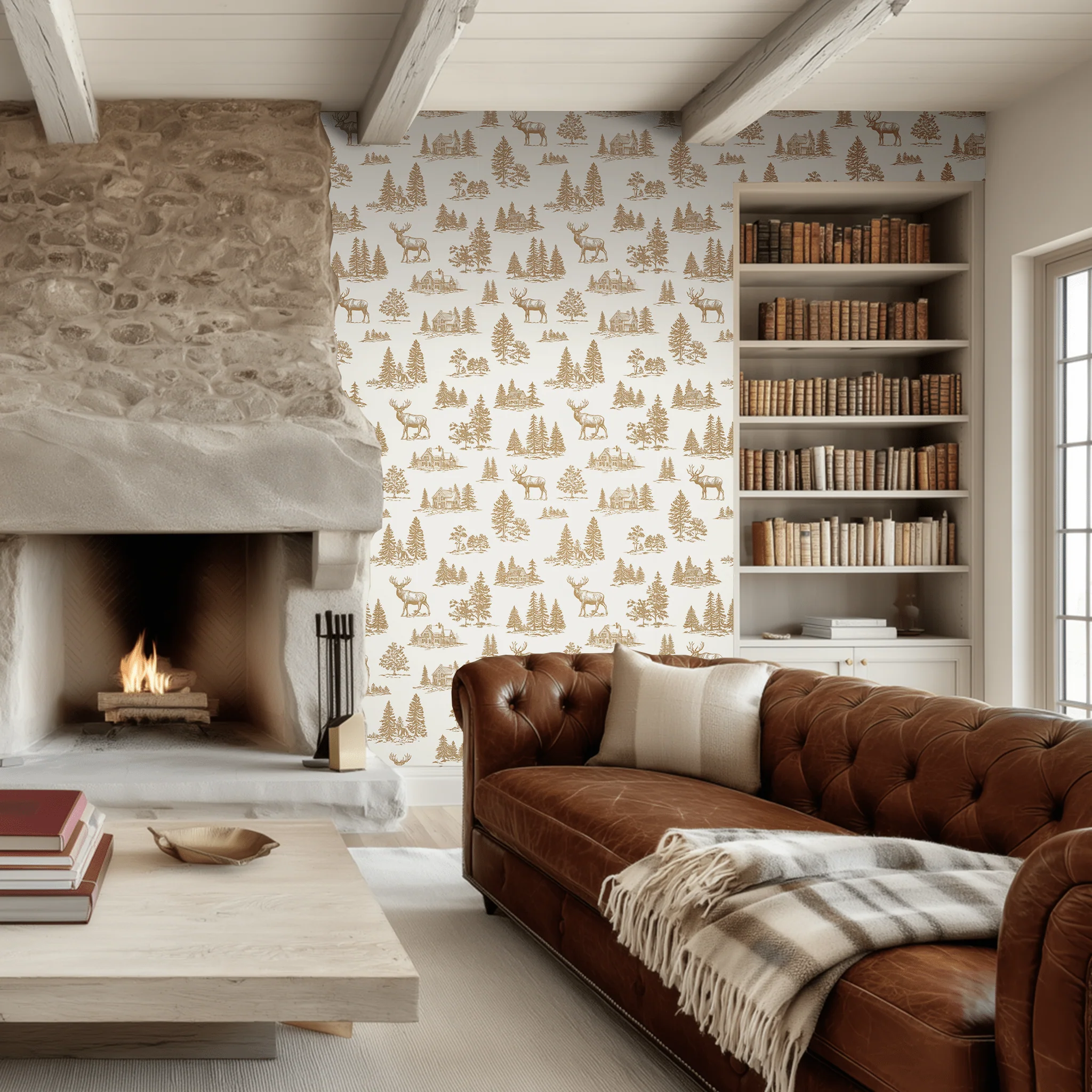 Moose's Lodge Wallpaper - Image 2
