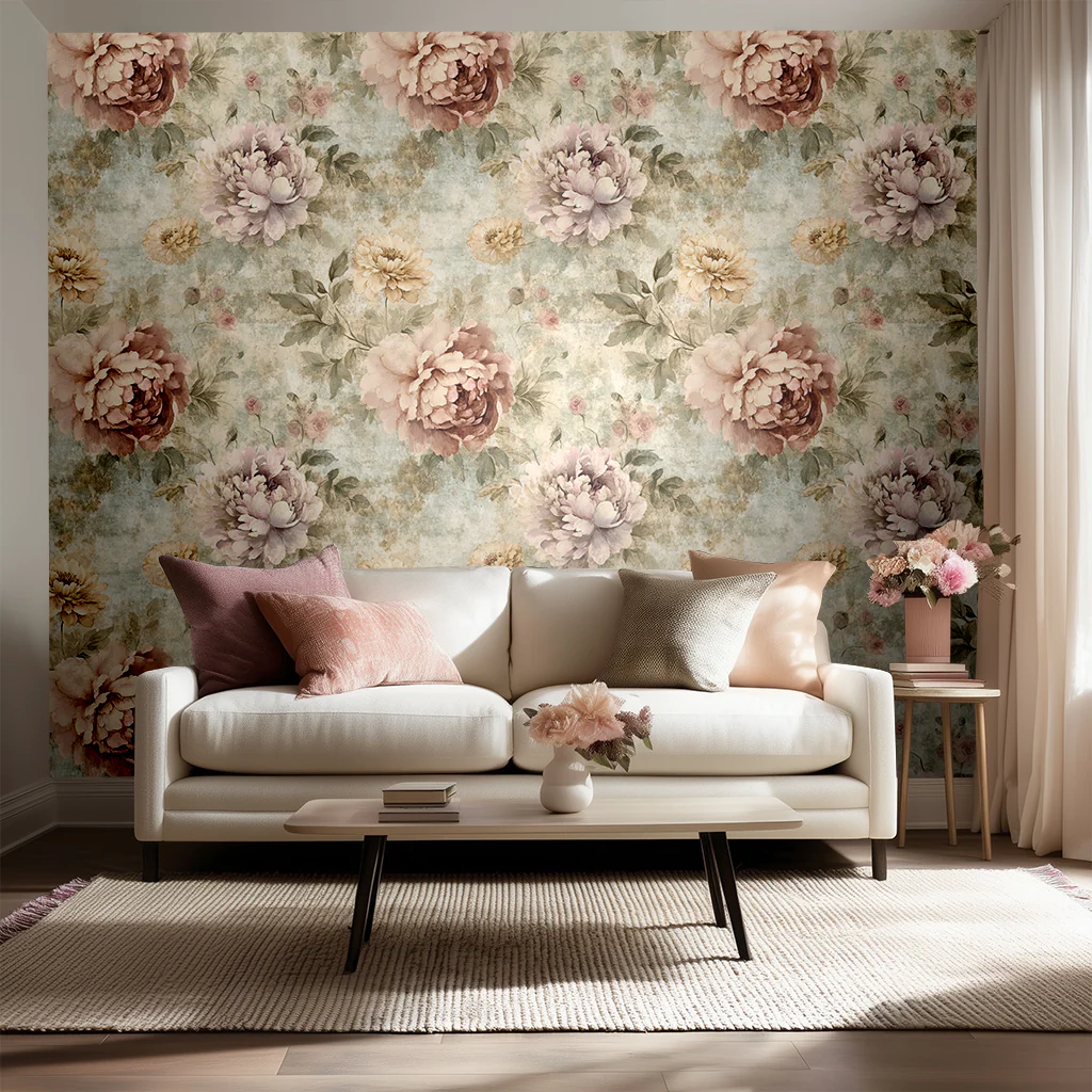 Peony Whispers Wallpaper - Image 4