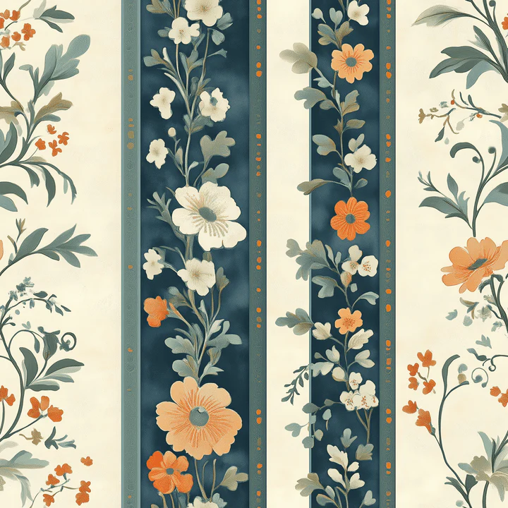 Regal Wildflower Wallpaper