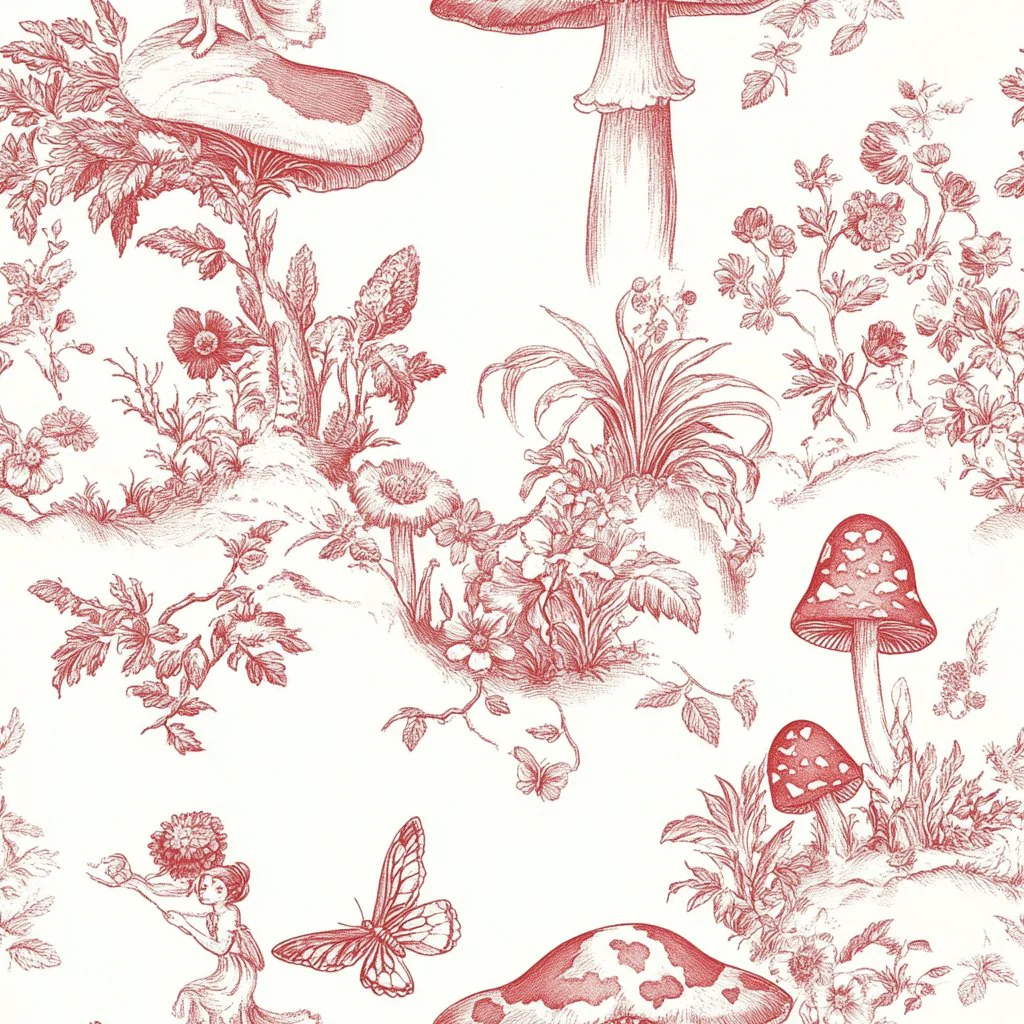 Rosewood Flora Wallpaper