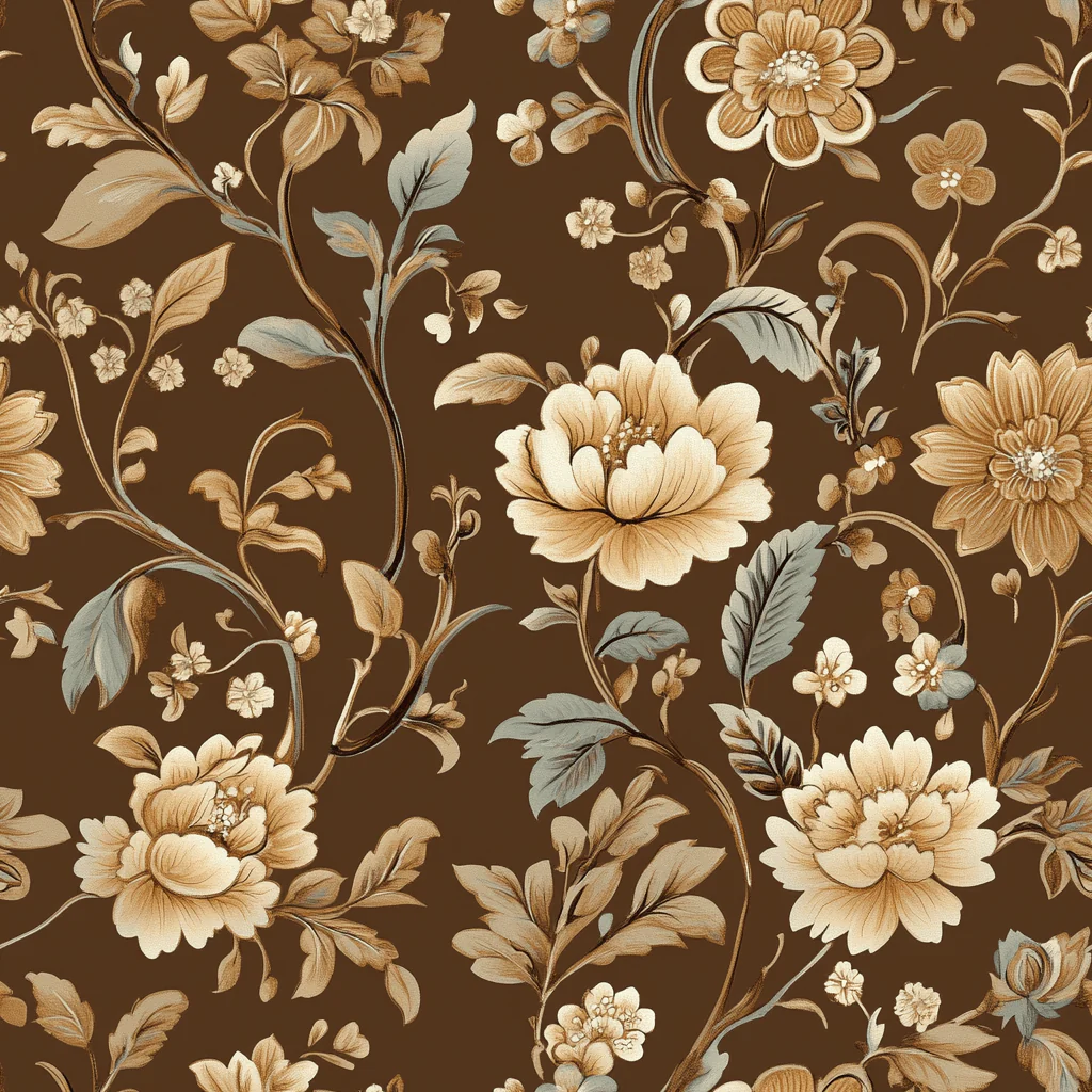 Russet Garden Wallpaper