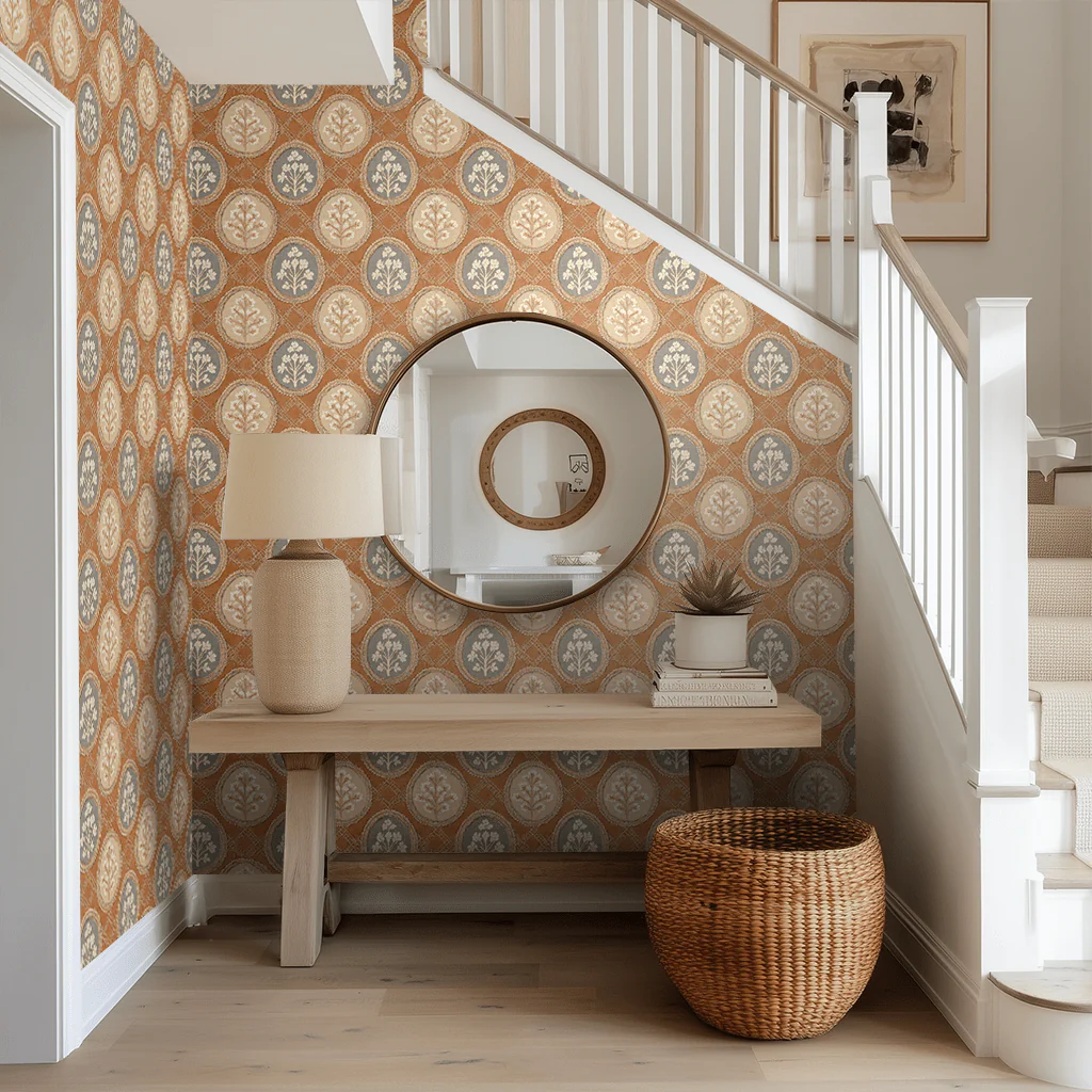Rustic Medallion Wallpaper - Image 2