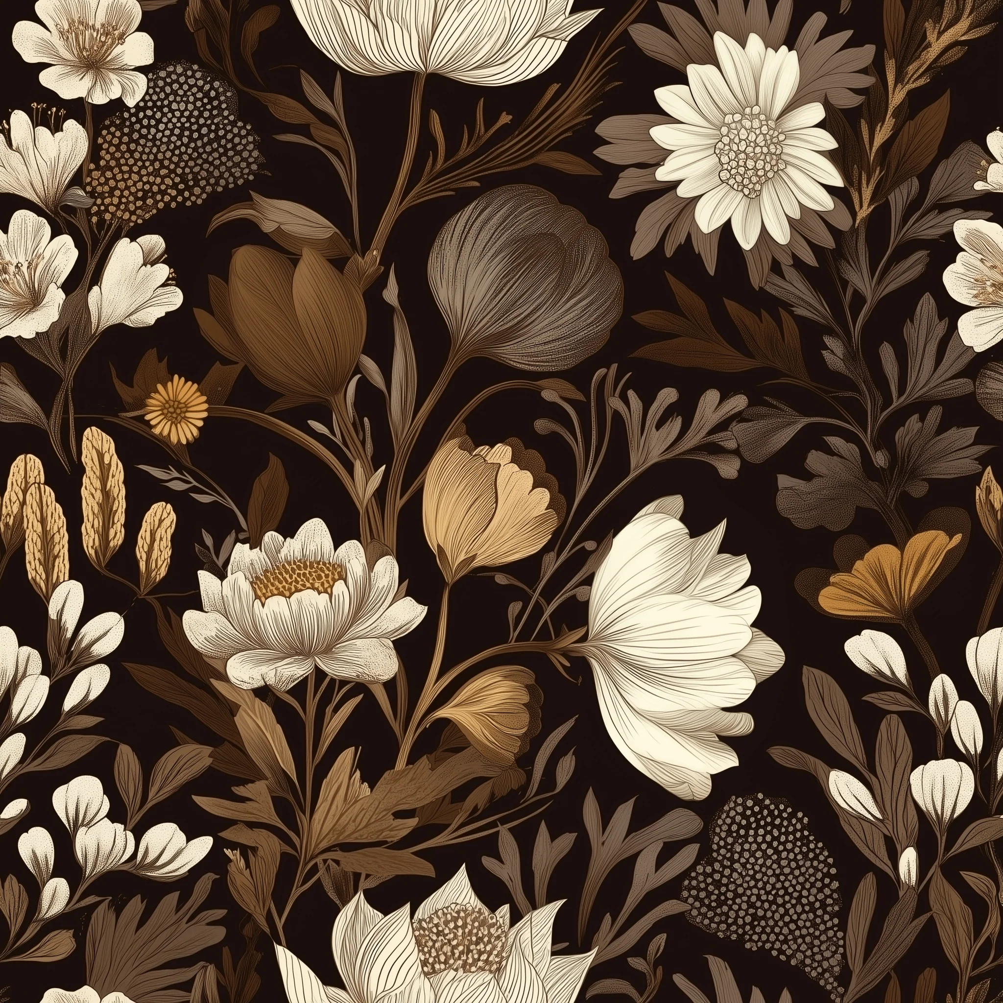 Sepia Sonata Wallpaper