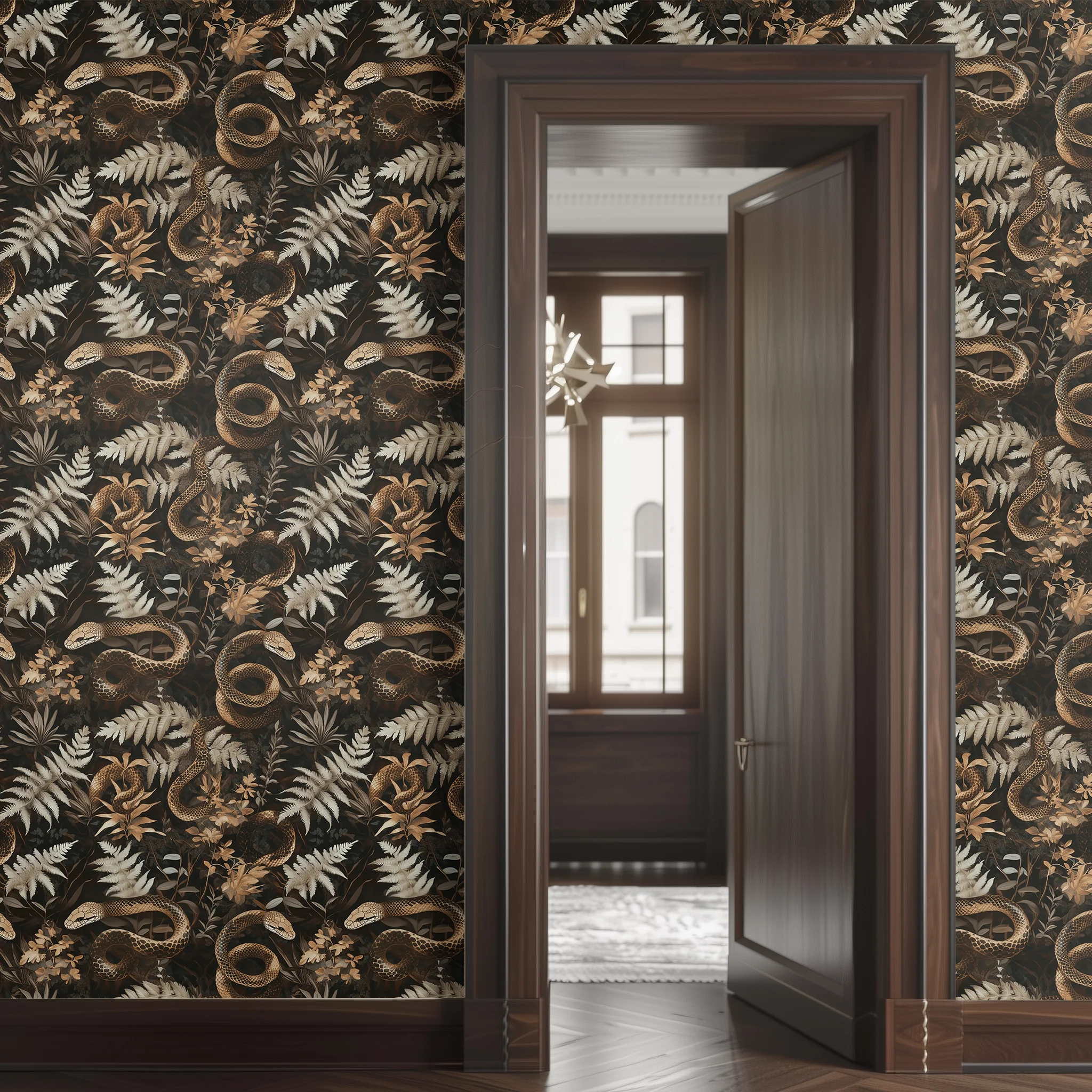 Serpent & Fern Wallpaper - Image 2