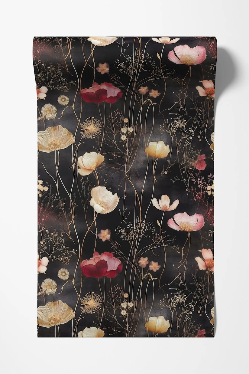 Tina Abstract Floral Wallpaper - Image 8
