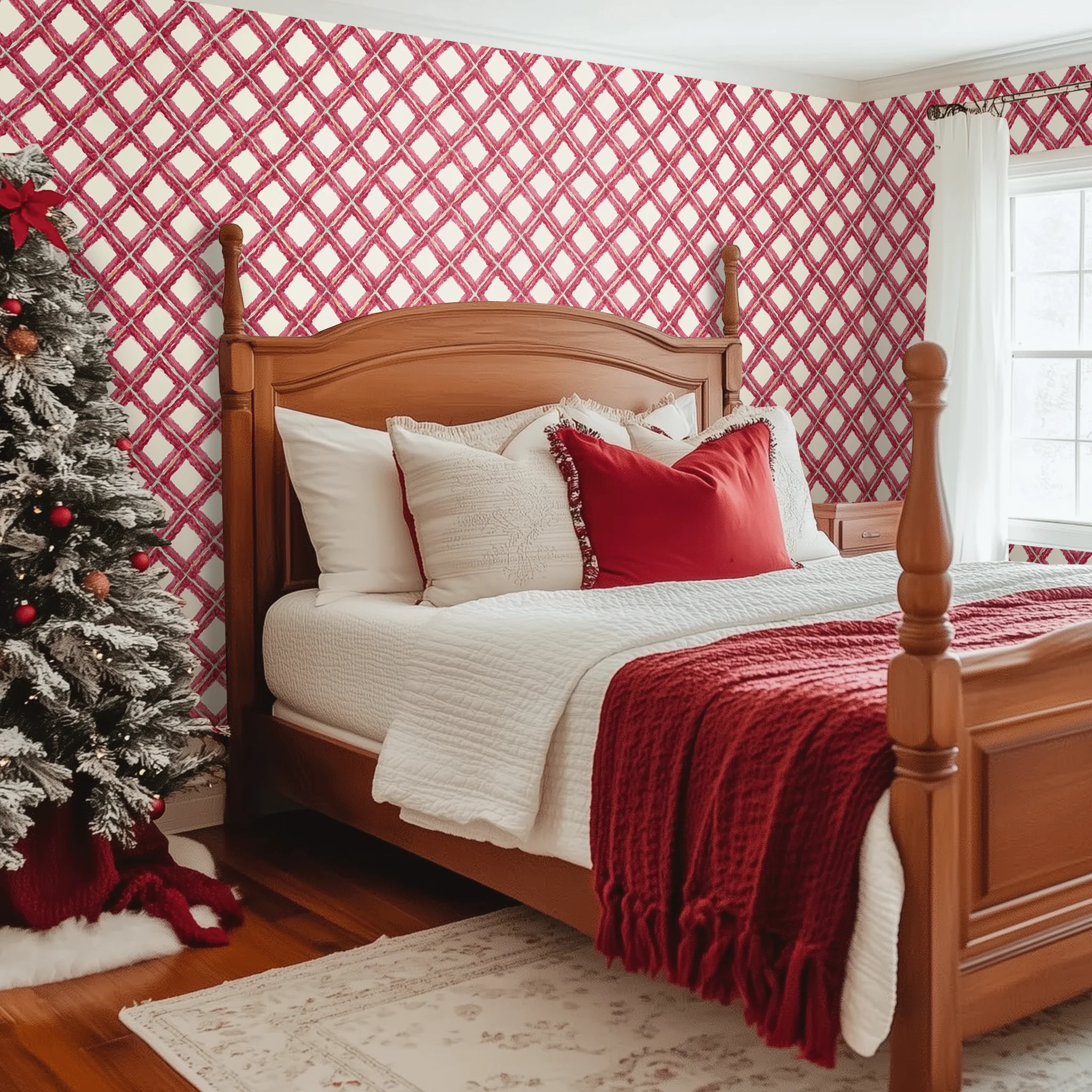 Tinsel Lattice Wallpaper - Image 2