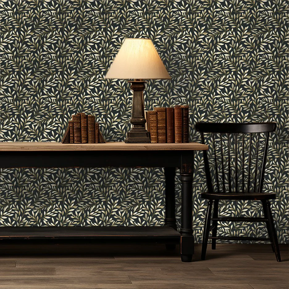 Vintage Olive Wallpaper - Image 3