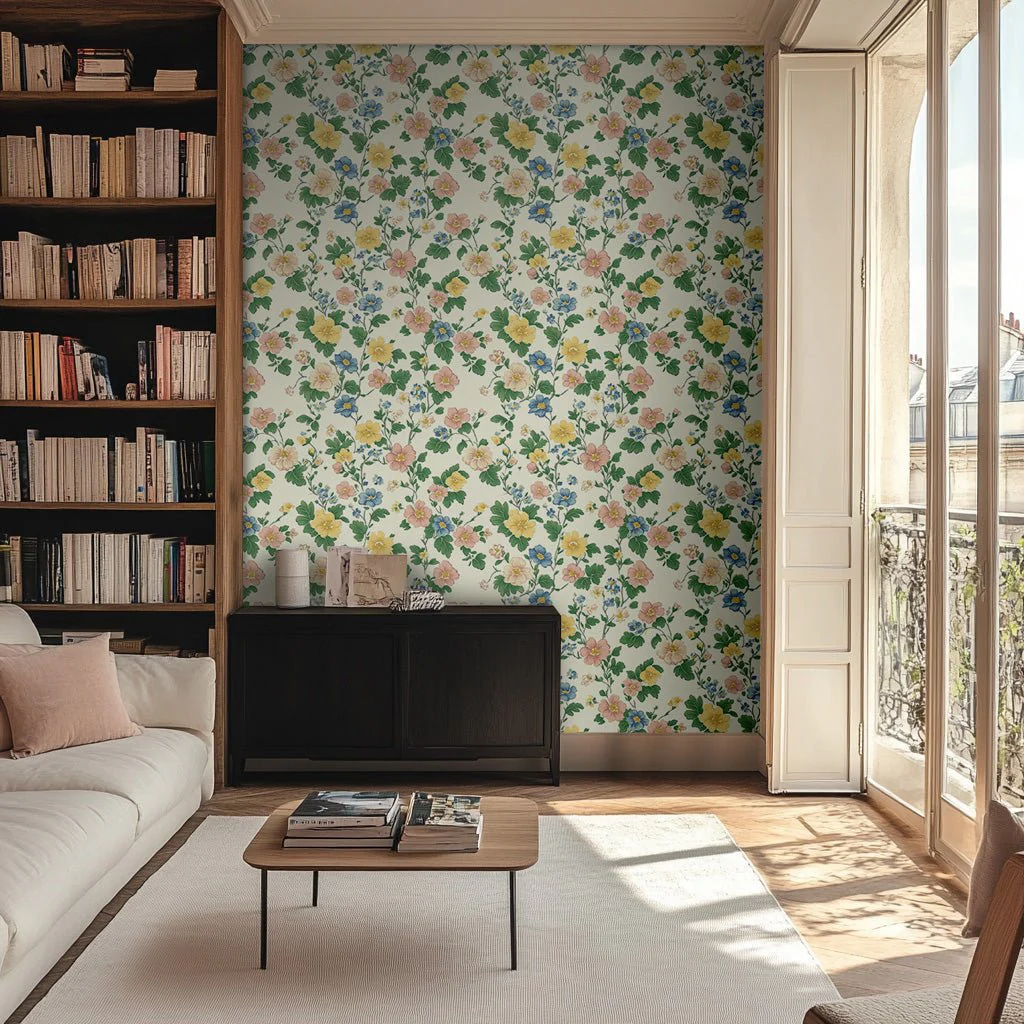 Vintage Petals Wallpaper - Image 2